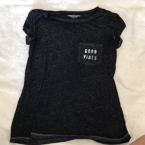 American Eagle good vibes t-shirt